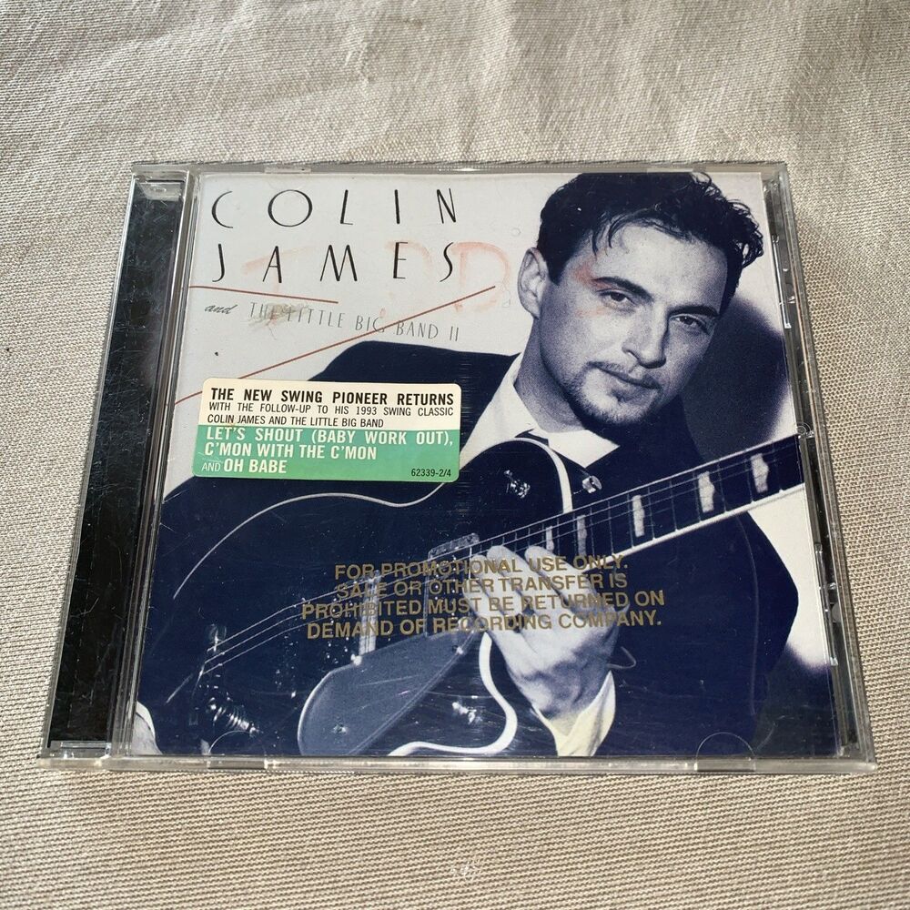 Colin James – The Little Big Band II CD 1998 Blues Rock WEA